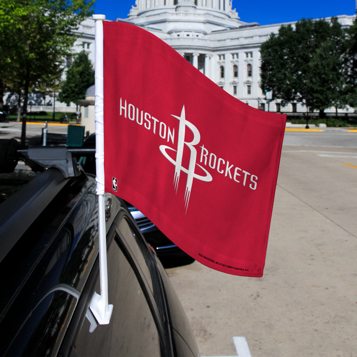 NBA Houston Rockets Car Flag Fan Gear NBA Houston Rockets
