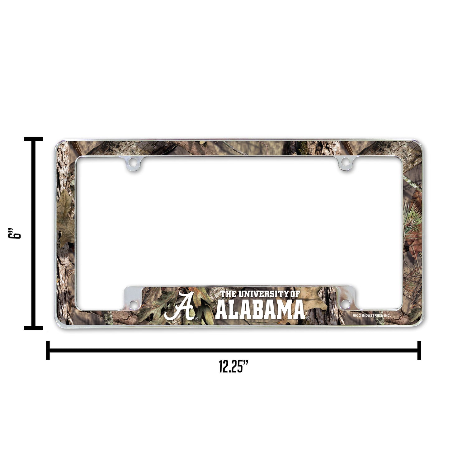 NCAA Alabama Crimson Tide All Over Chrome Frame Fan Gear NCAA Alabama Crimson Tide
