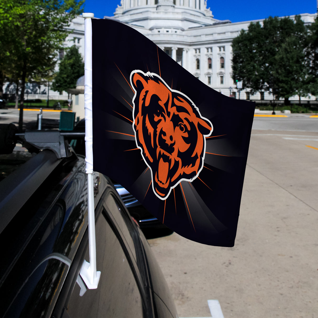 NFL Chicago Bears Car Flag Fan Gear NFL Chicago Bears