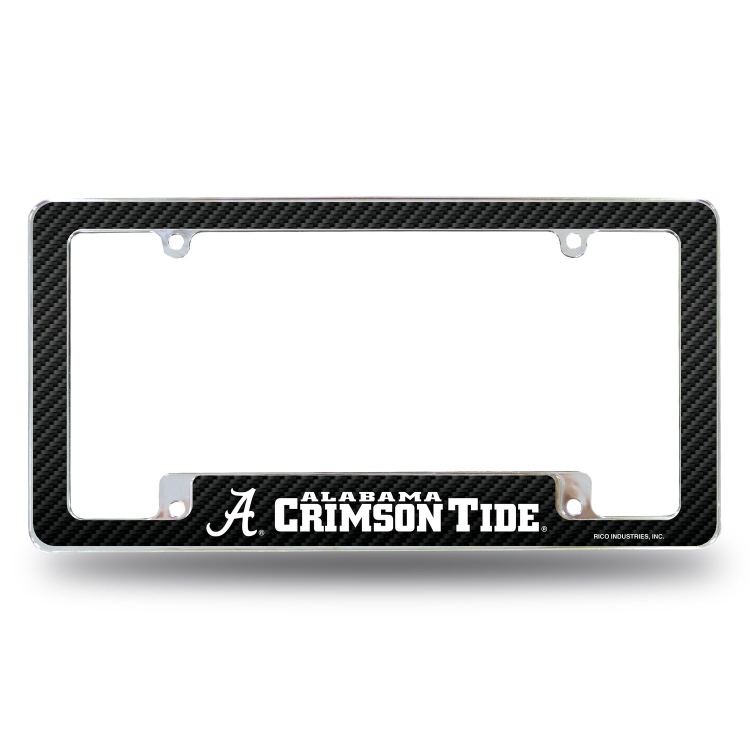NCAA Alabama Crimson Tide All Over Chrome Frame Fan Gear NCAA Alabama Crimson Tide