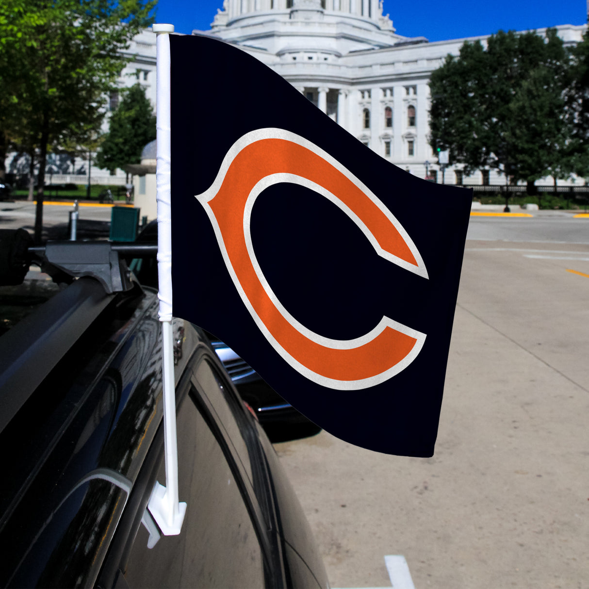 NFL Chicago Bears Car Flag Fan Gear NFL Chicago Bears