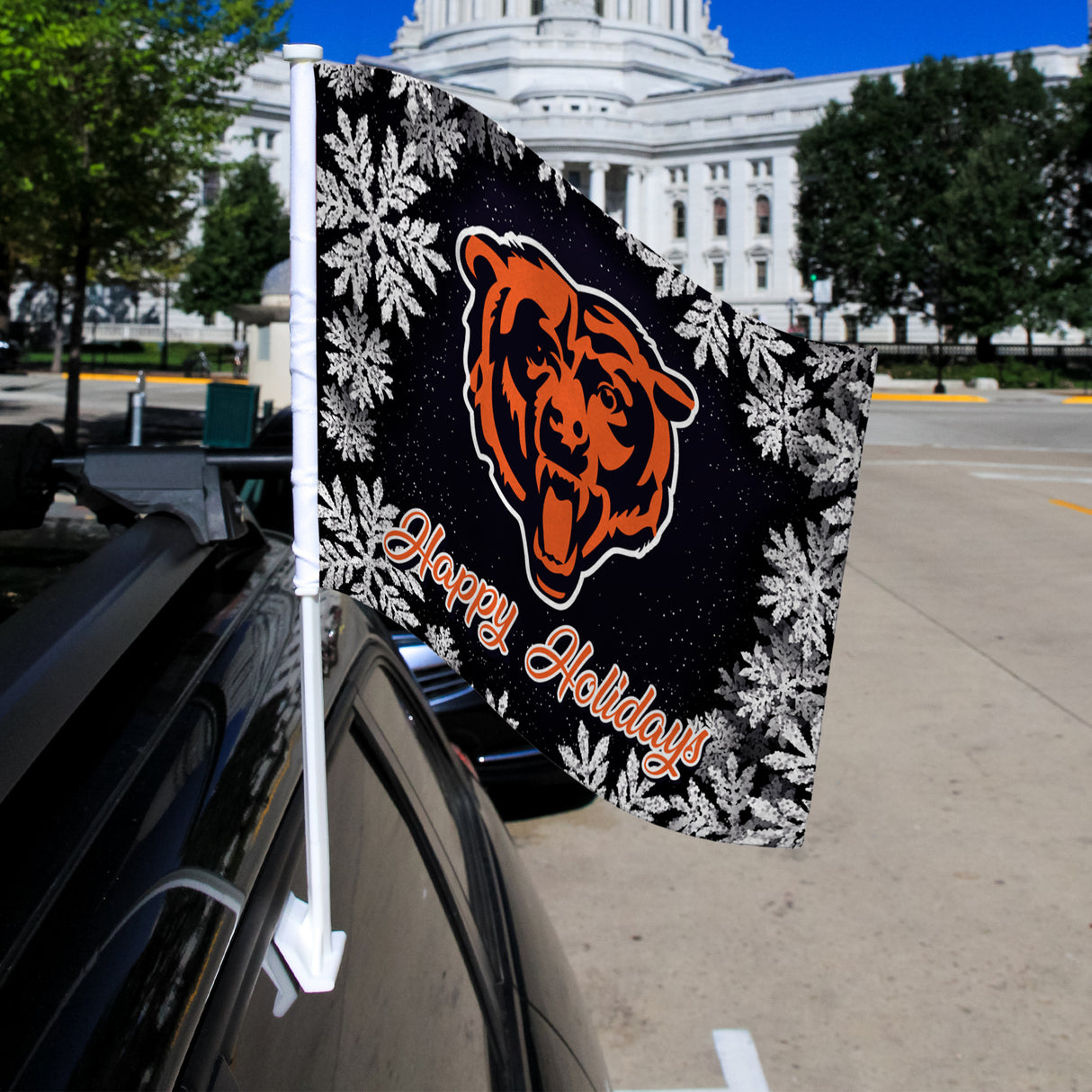NFL Chicago Bears Car Flag Fan Gear NFL Chicago Bears