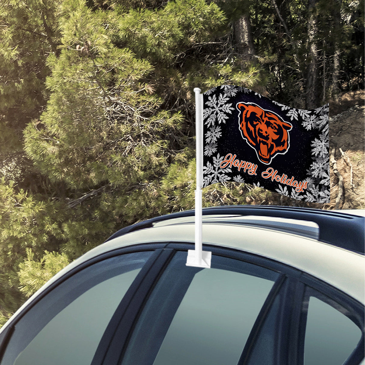NFL Chicago Bears Car Flag Fan Gear NFL Chicago Bears