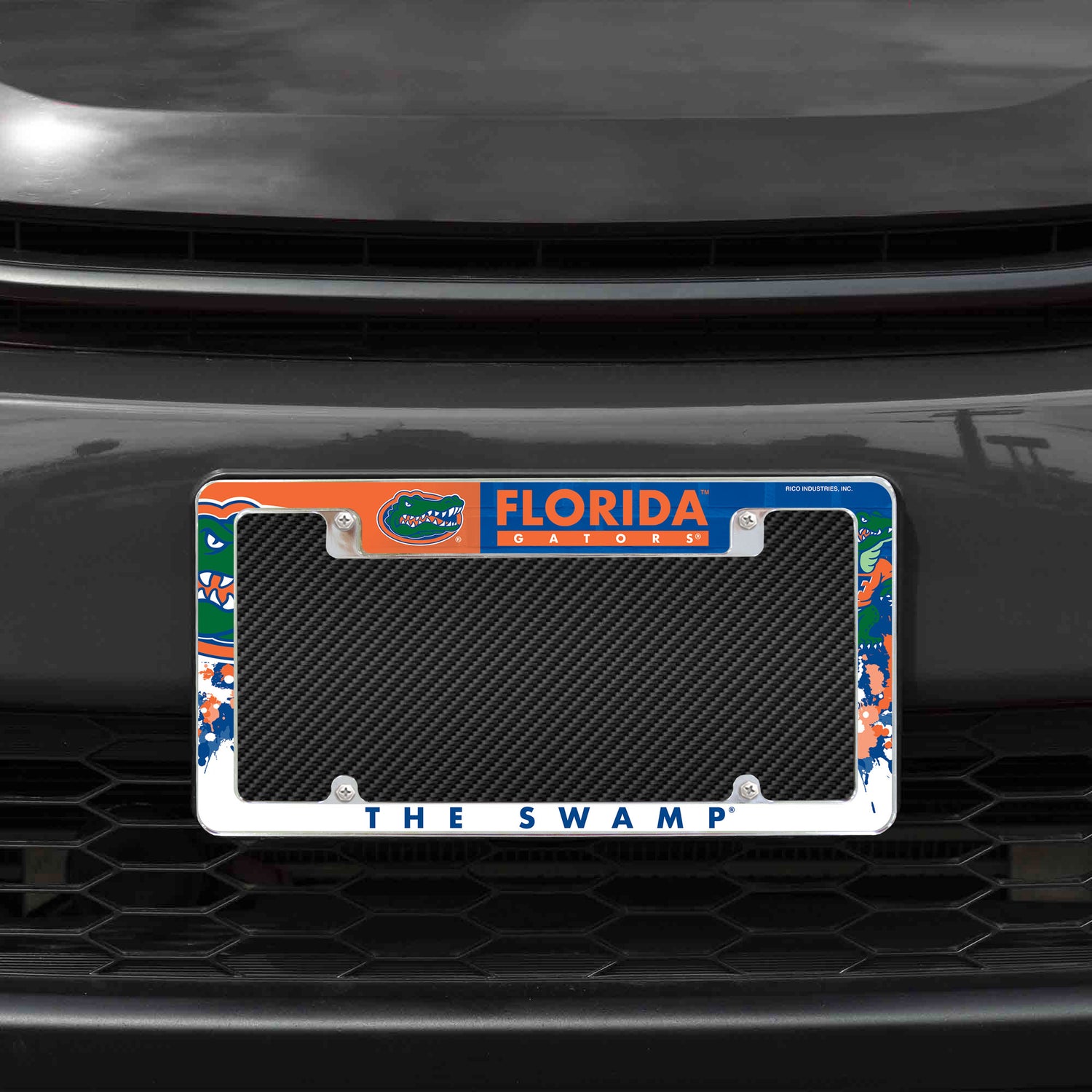 NCAA Florida Gators All Over Chrome License Plate Frame Fan Gear NCAA Florida Gators