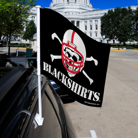 NCAA Nebraska Cornhuskers Car Flag Fan Gear NCAA Nebraska Cornhuskers