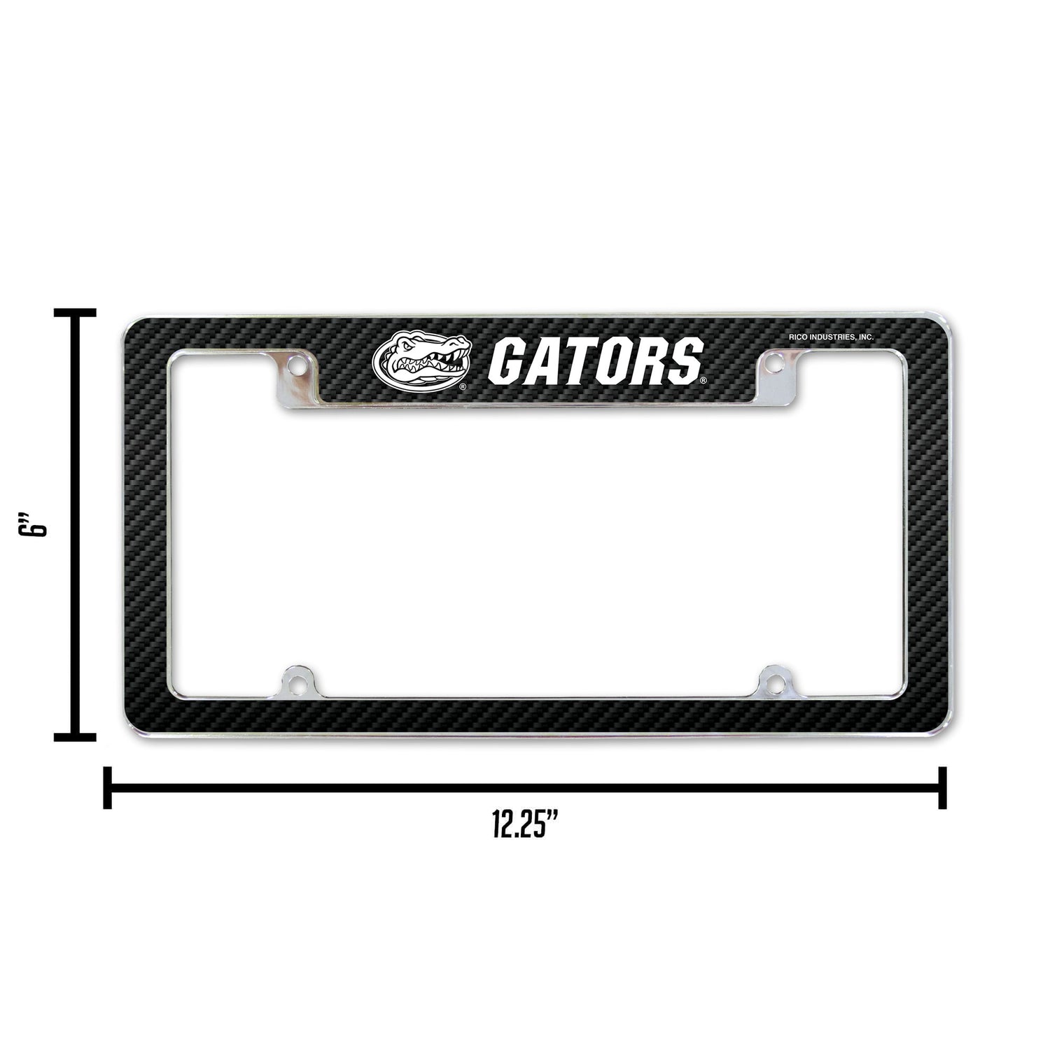 NCAA Florida Gators All Over Chrome License Plate Frame Fan Gear NCAA Florida Gators