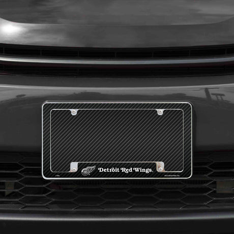 NHL Detroit Red Wings All Over Chrome License Plate Frame Fan Gear NHL Detroit Red Wings