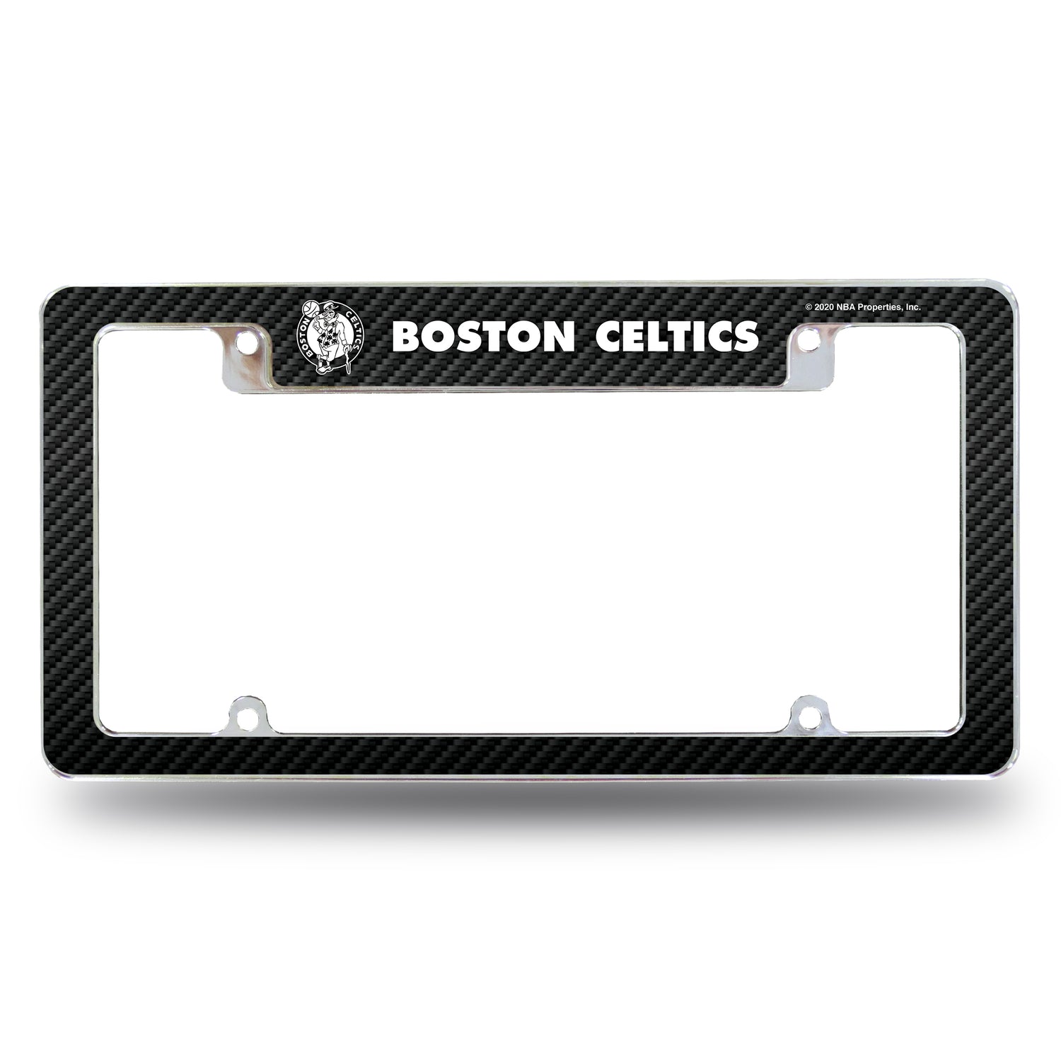 NBA Boston Celtics All Over Chrome License Plate Frame Fan Gear NBA Boston Celtics