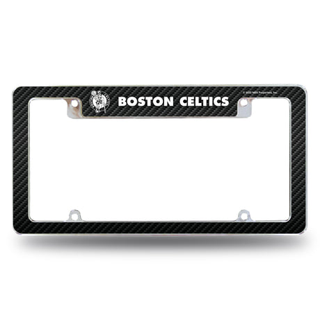 NBA Boston Celtics All Over Chrome License Plate Frame Fan Gear NBA Boston Celtics