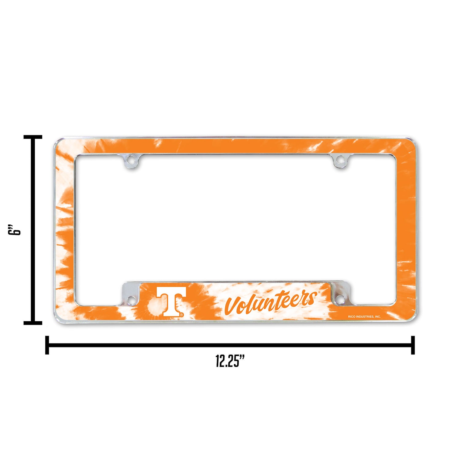 NCAA Tennessee Volunteers All Over Chrome Frame Fan Gear NCAA Tennessee Volunteers