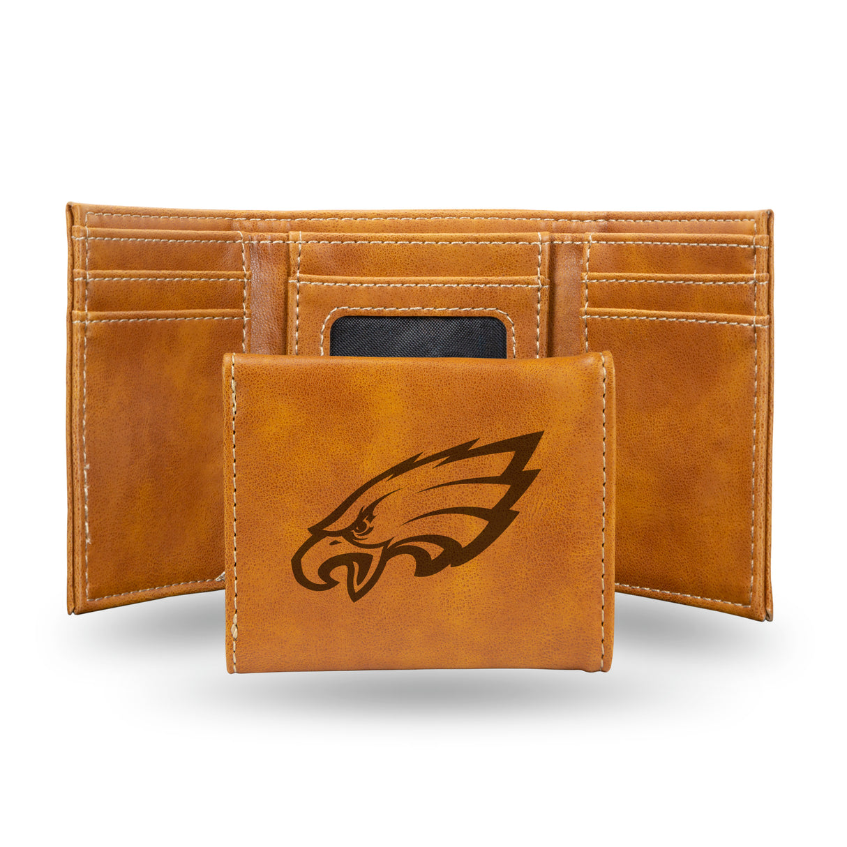 NFL Philadelphia Eagles Laser Engraved Trifold Wallet Fan Gear NFL Philadelphia Eagles