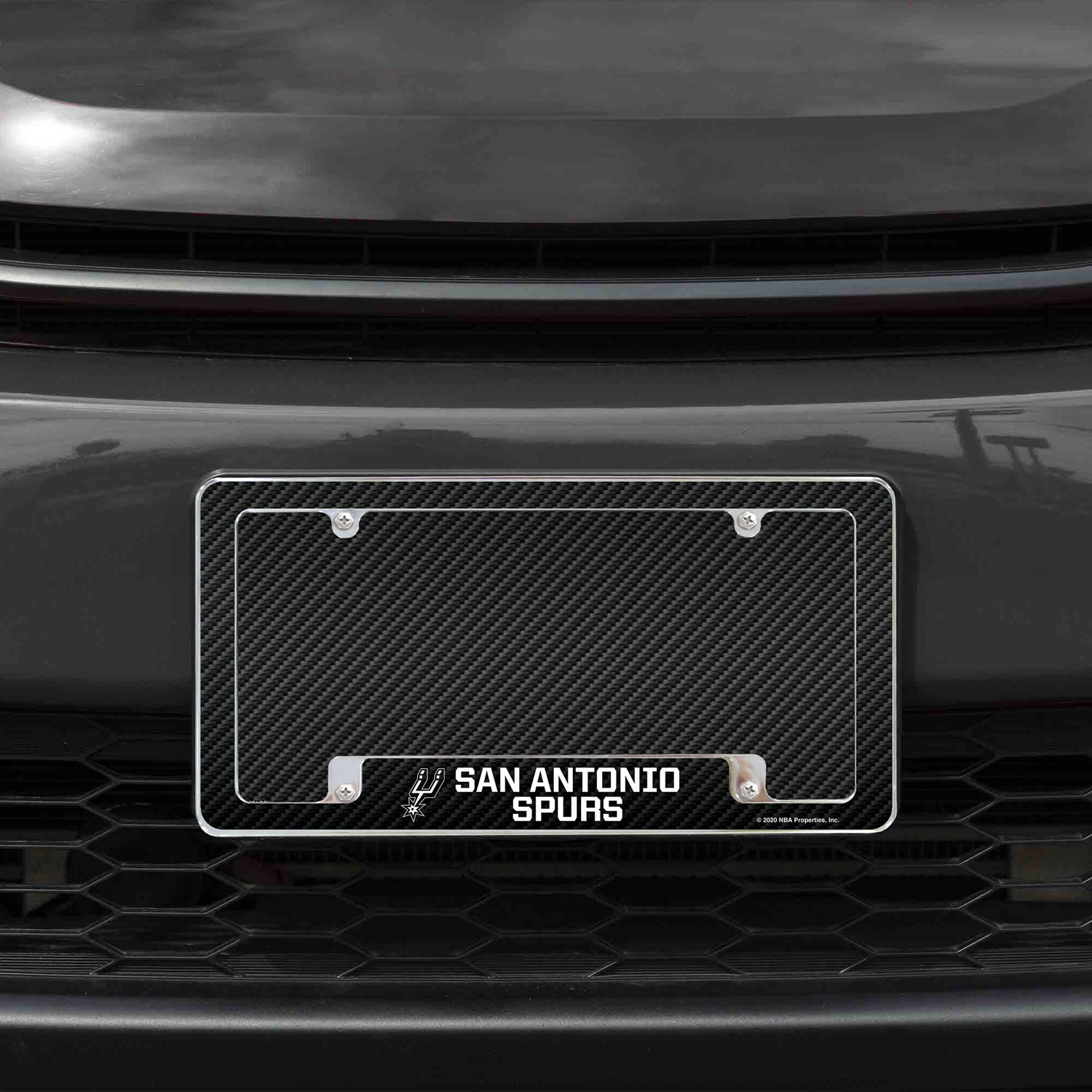 NBA San Antonio Spurs All Over Chrome Frame Fan Gear NBA San Antonio Spurs