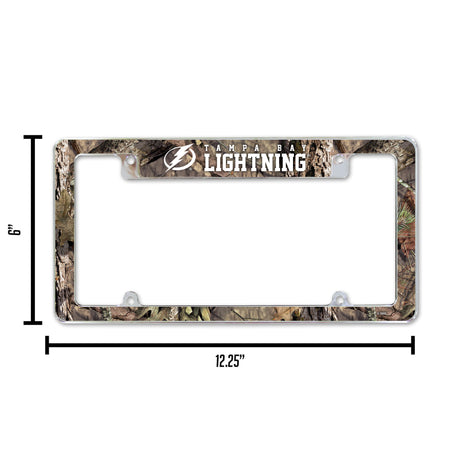 NHL Tampa Bay Lightning All Over Chrome Frame Fan Gear NHL Tampa Bay Lightning