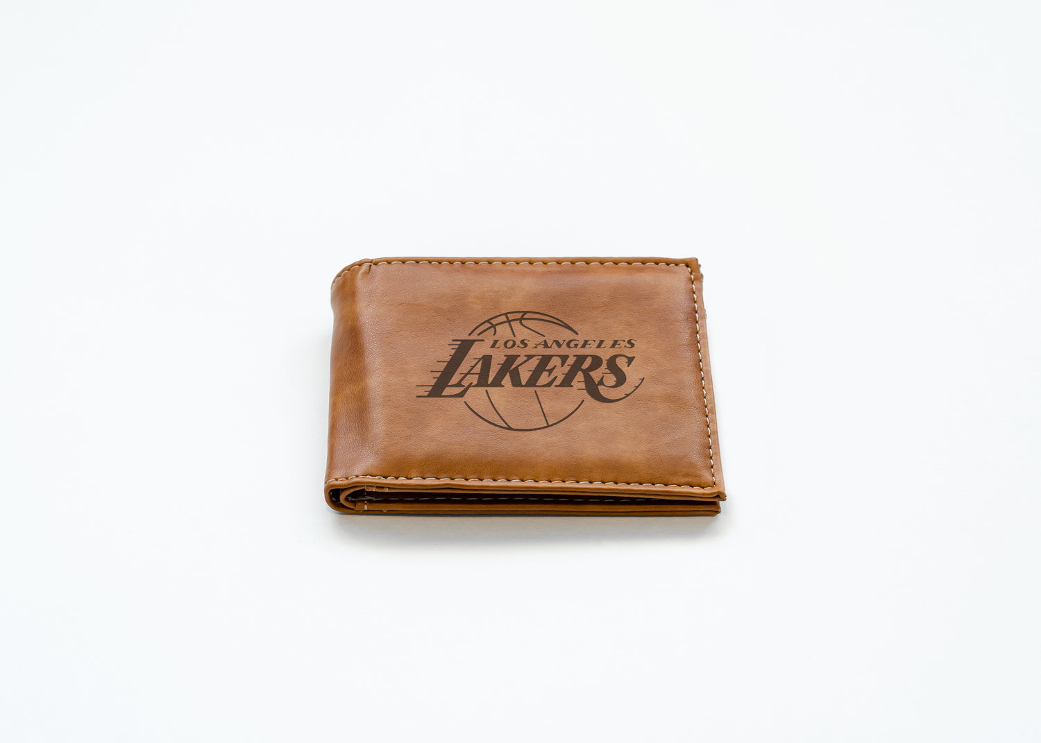 NBA Los Angeles Lakers Laser Engraved Bill-Fold Fan Gear NBA Los Angeles Lakers