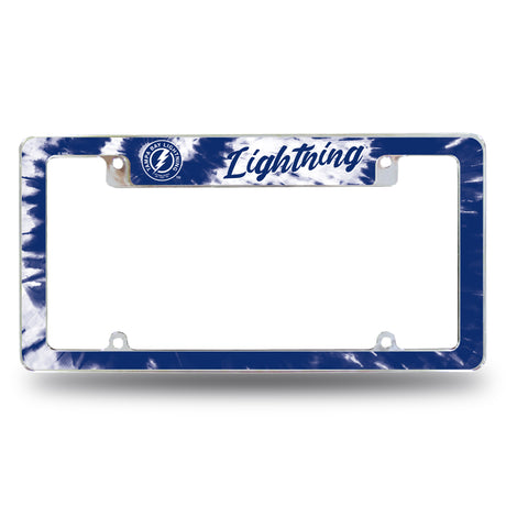 NHL Tampa Bay Lightning All Over Chrome Frame Fan Gear NHL Tampa Bay Lightning