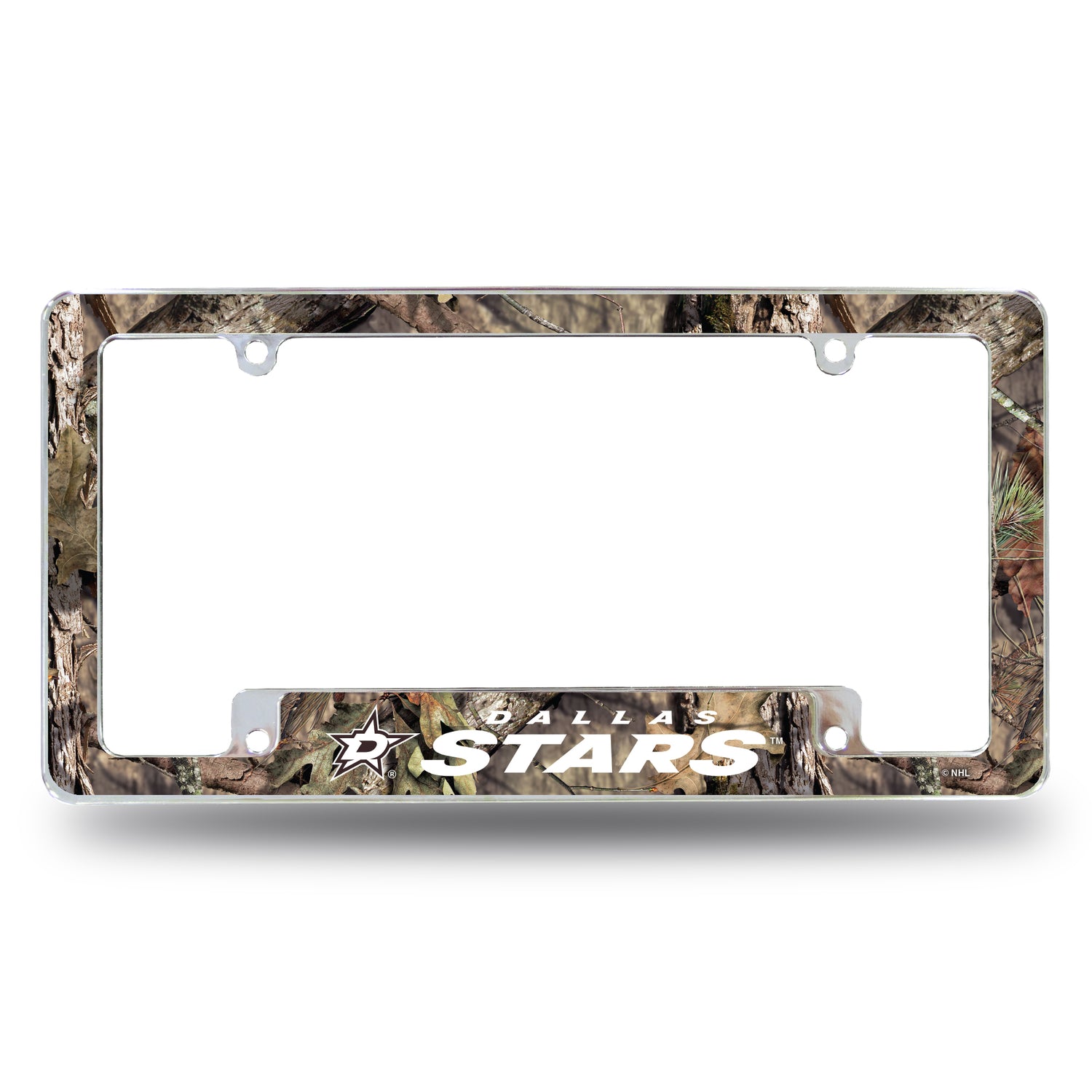 NHL Dallas Stars All Over Chrome License Plate Frame Fan Gear NHL Dallas Stars