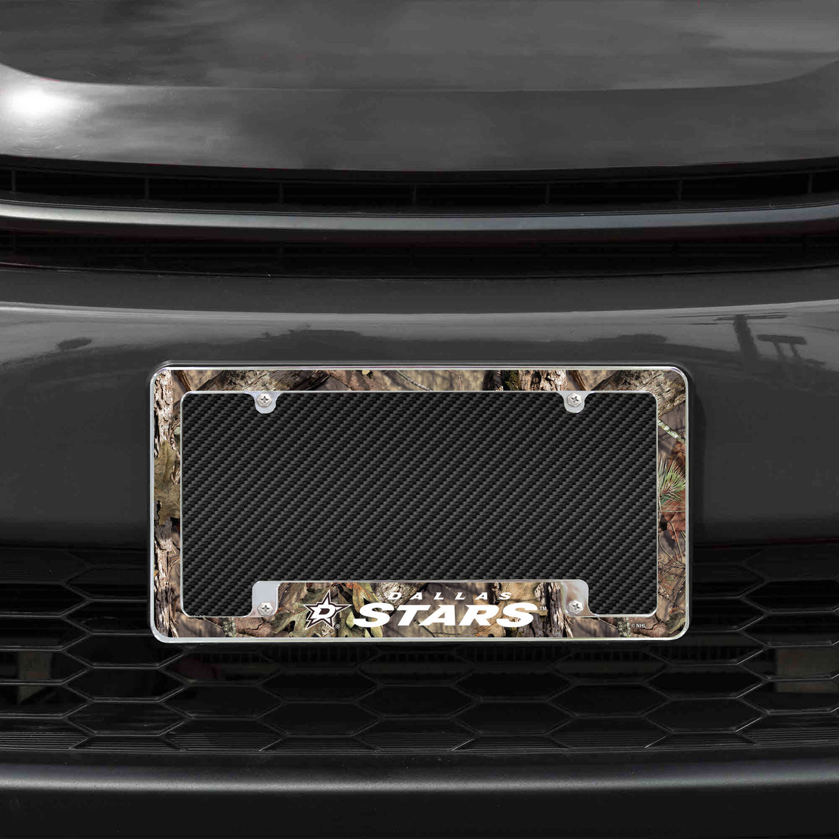 NHL Dallas Stars All Over Chrome License Plate Frame Fan Gear NHL Dallas Stars