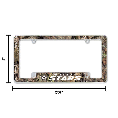 NHL Dallas Stars All Over Chrome License Plate Frame Fan Gear NHL Dallas Stars