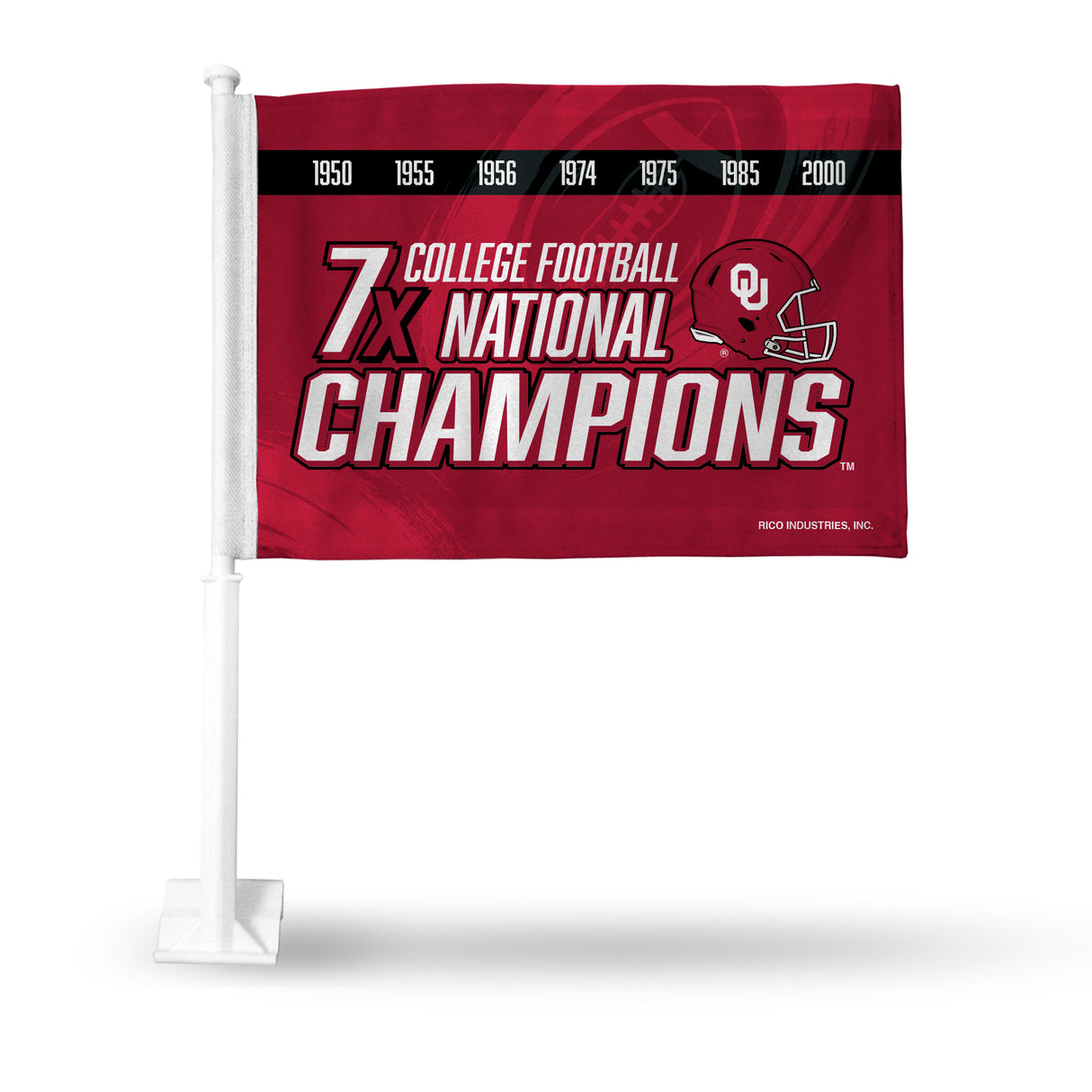 NCAA Oklahoma Sooners Car Flag Fan Gear NCAA Oklahoma Sooners