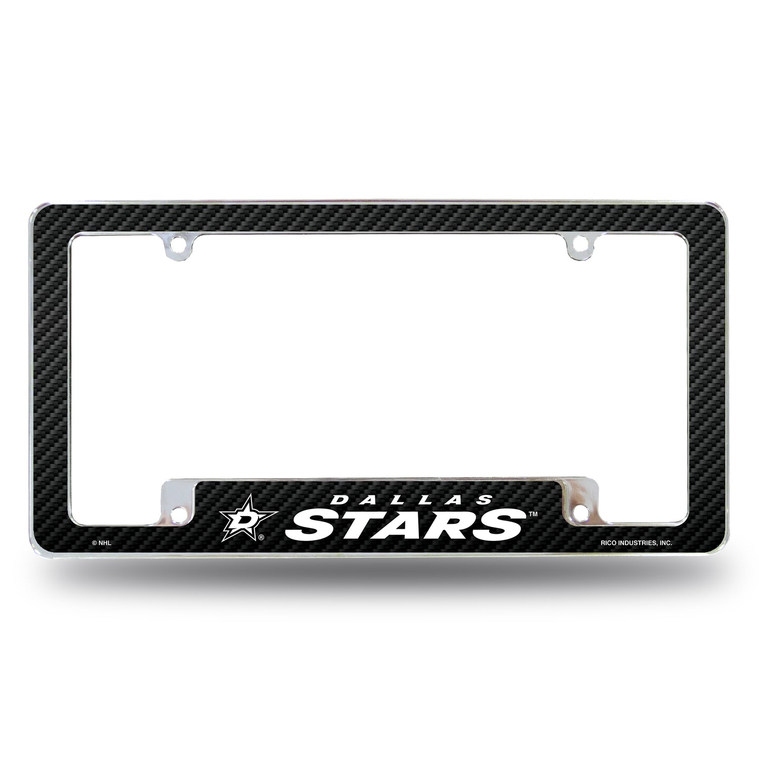 NHL Dallas Stars All Over Chrome License Plate Frame Fan Gear NHL Dallas Stars