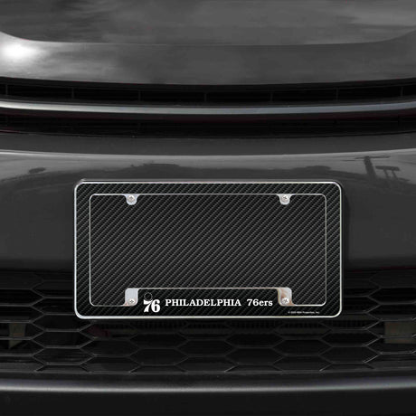 NBA Philadelphia 76ers All Over Chrome License Plate Frame Fan Gear NBA Philadelphia 76ers