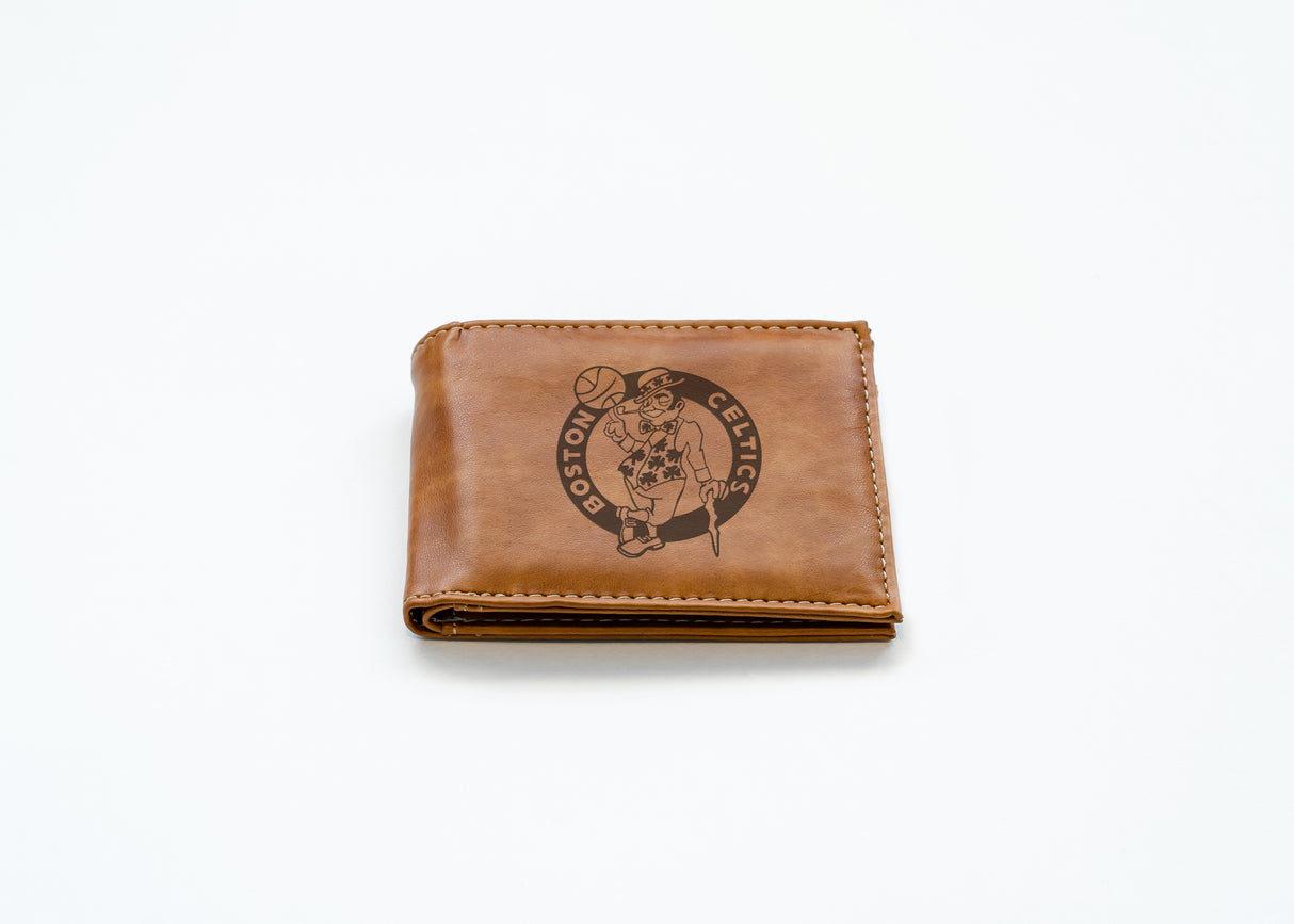 NBA Boston Celtics Laser Engraved Bill-Fold Fan Gear NBA Boston Celtics