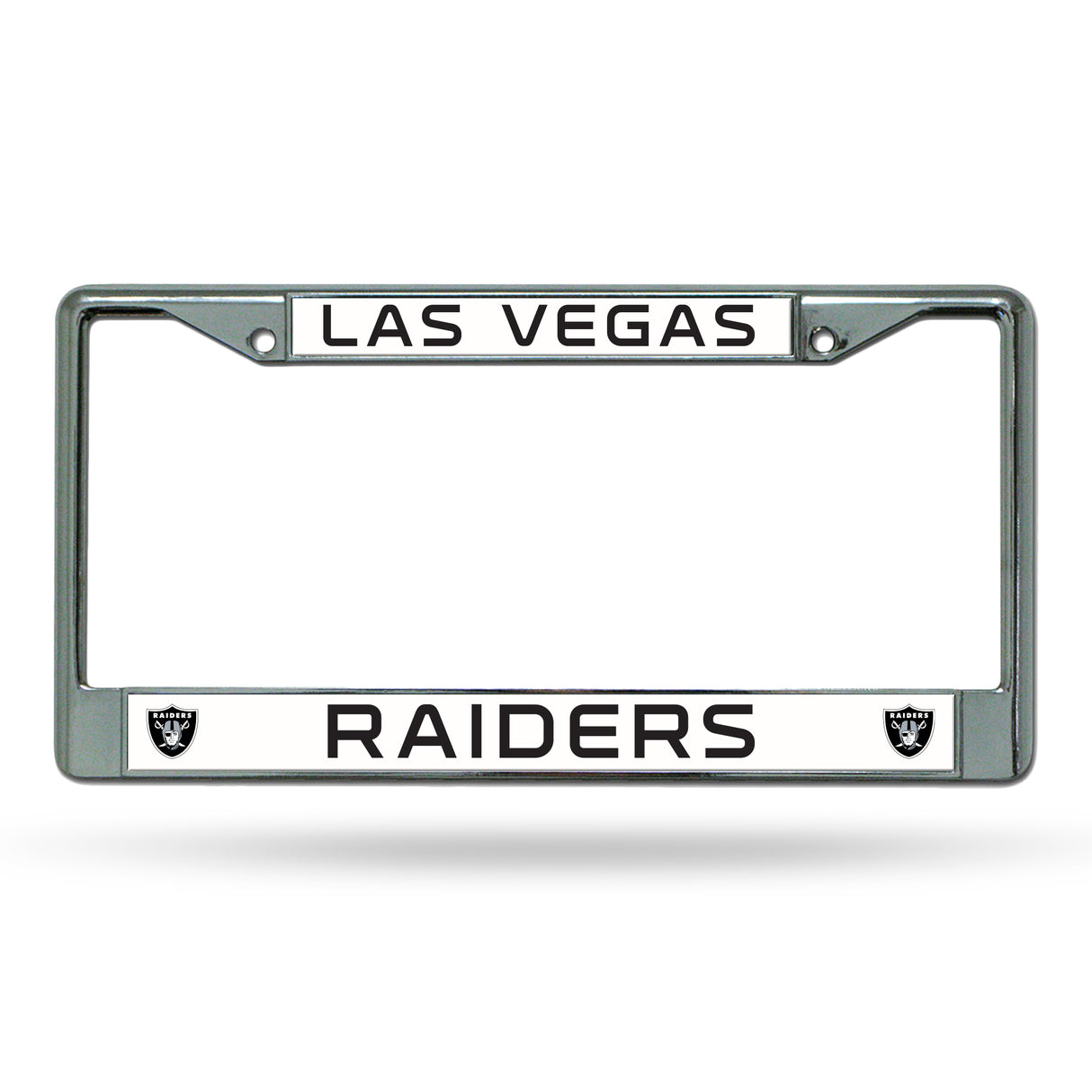 NFL Las Vegas Raiders Chrome License Plate Frame Fan Gear NFL Las Vegas Raiders