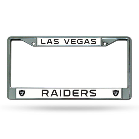 NFL Las Vegas Raiders Chrome License Plate Frame Fan Gear NFL Las Vegas Raiders