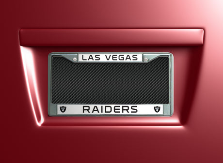 NFL Las Vegas Raiders Chrome License Plate Frame Fan Gear NFL Las Vegas Raiders