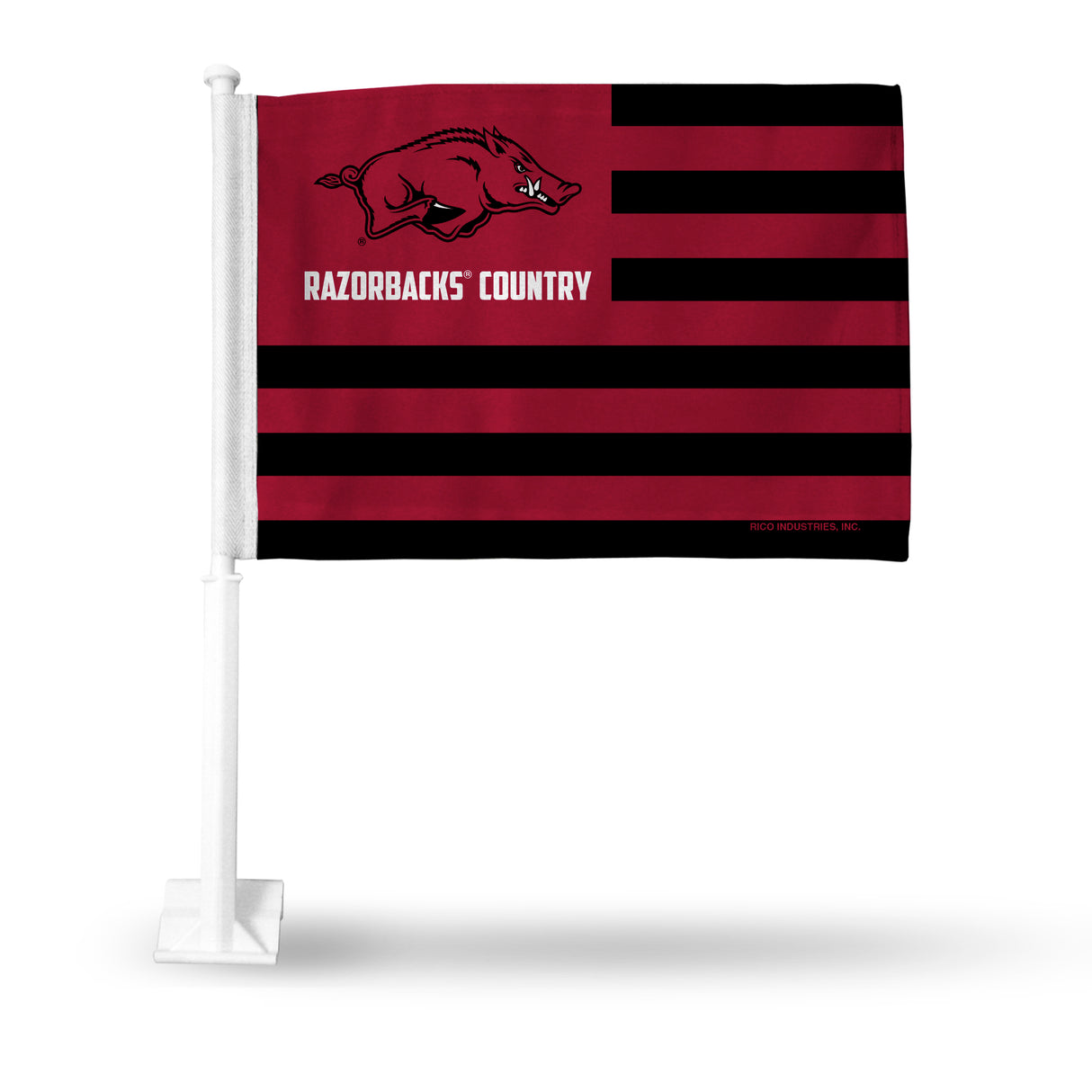 NCAA Arkansas Razorbacks Car Flag Fan Gear NCAA Arkansas Razorbacks