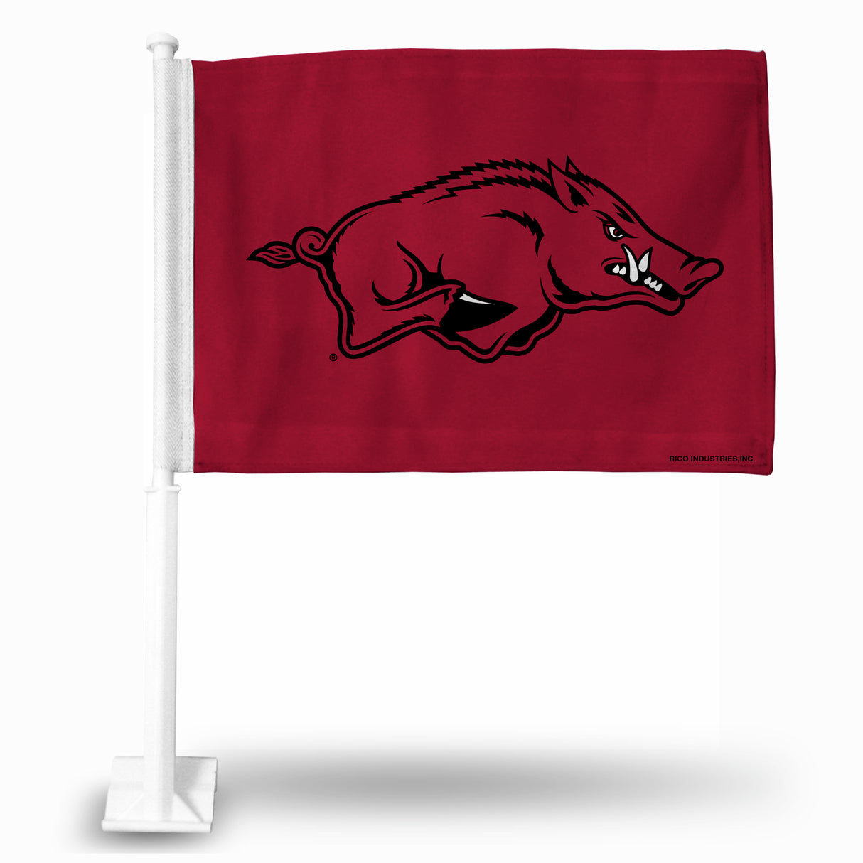 NCAA Arkansas Razorbacks Car Flag Fan Gear NCAA Arkansas Razorbacks