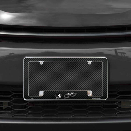 NHL San Jose Sharks All Over Chrome License Plate Frame Fan Gear NHL San Jose Sharks