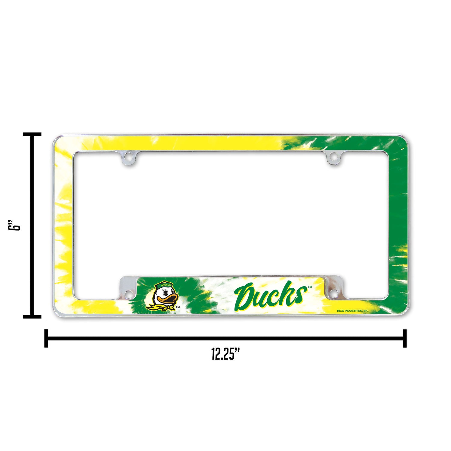NCAA Oregon Ducks All Over Chrome Frame Fan Gear NCAA Oregon Ducks