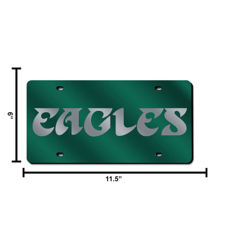 NFL Philadelphia Eagles Laser Cut License Plate Tag Fan Gear NFL Philadelphia Eagles