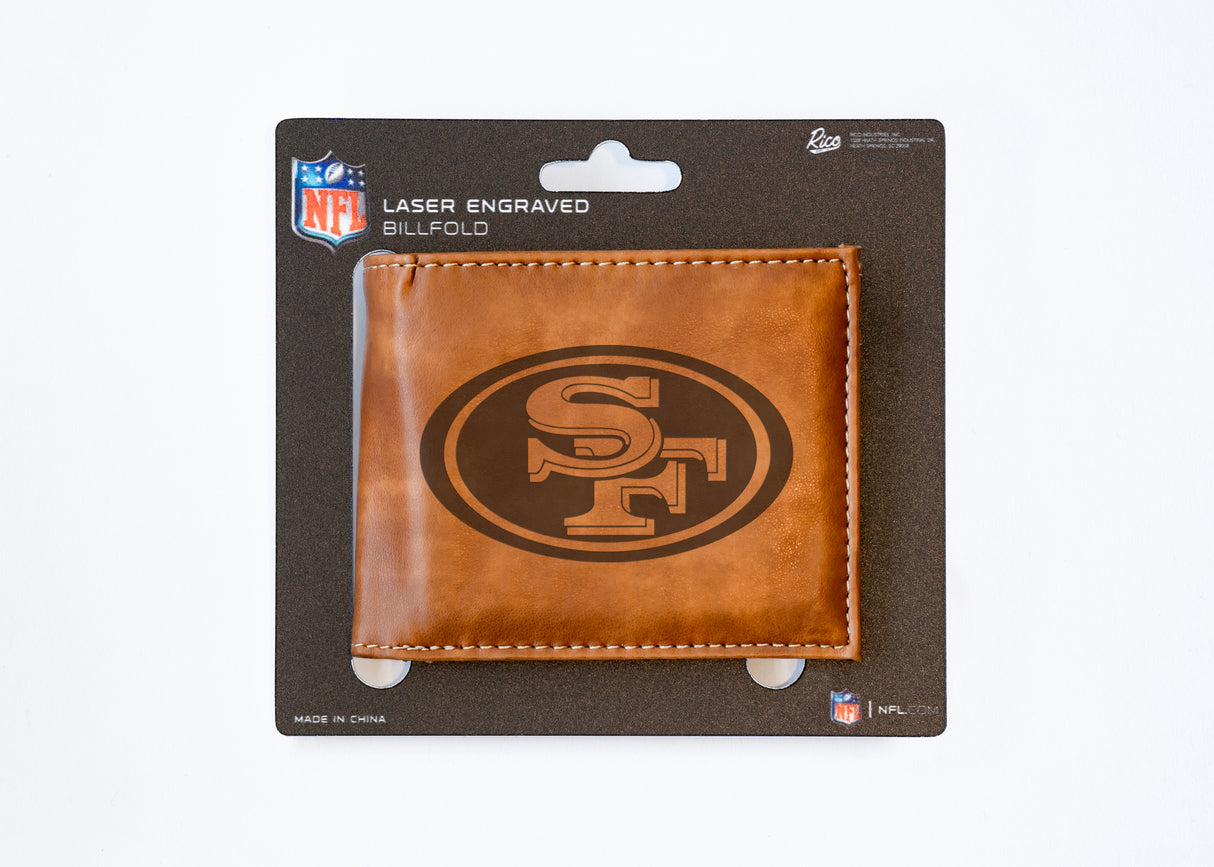 NFL San Francisco 49ers Laser Engraved Bill-Fold Fan Gear NFL San Francisco 49ers