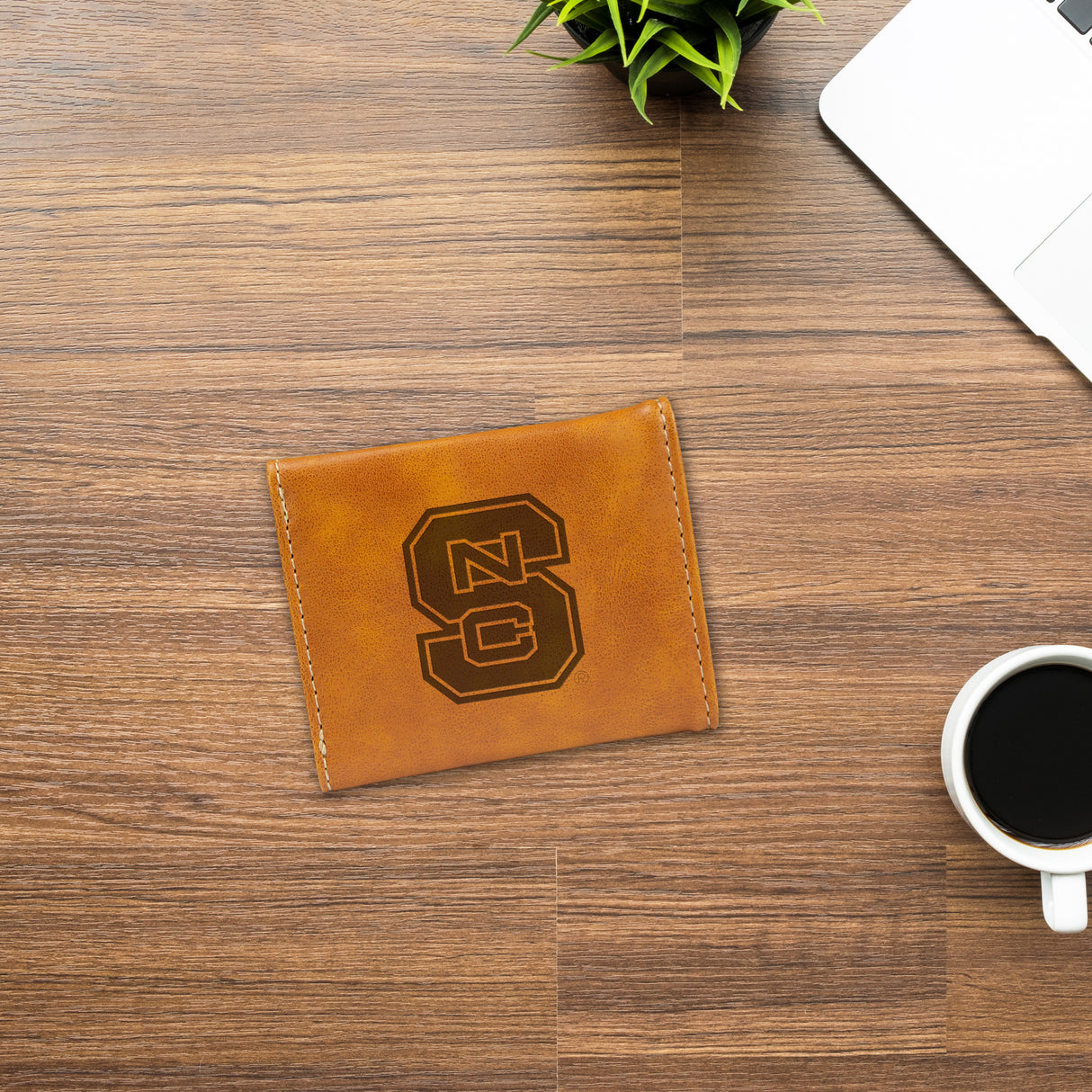 NCAA North Carolina State Wolfpack Laser Engraved Tri-Fold Wallet Fan Gear NCAA North Carolina State Wolfpack