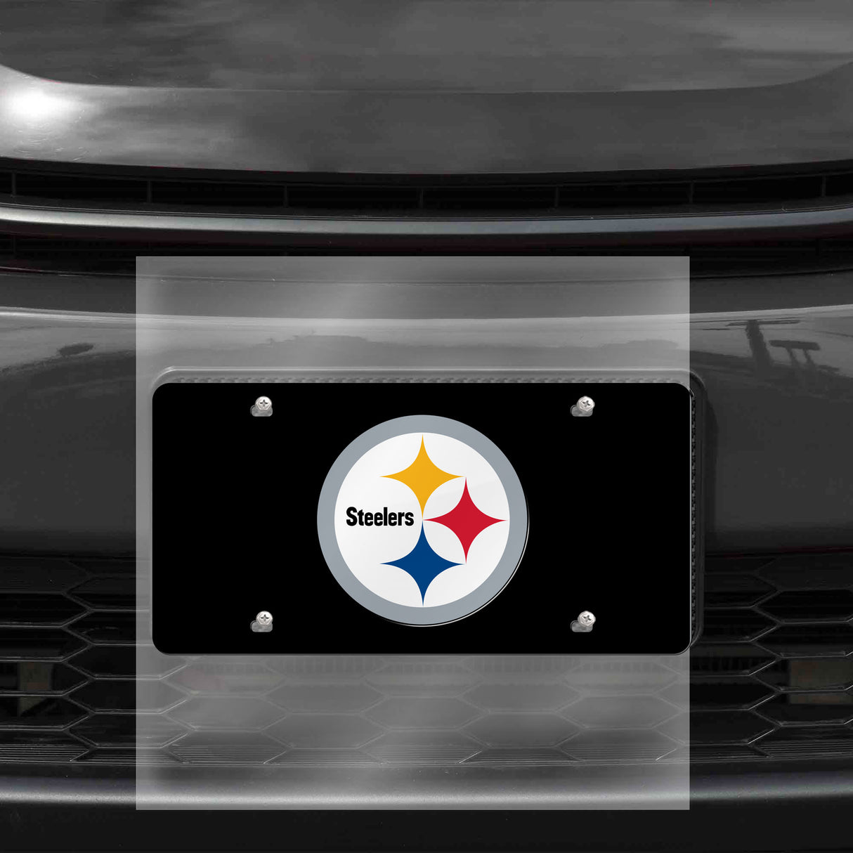 NFL Pittsburgh Steelers Laser Cut License Plate Tag Fan Gear NFL Pittsburgh Steelers