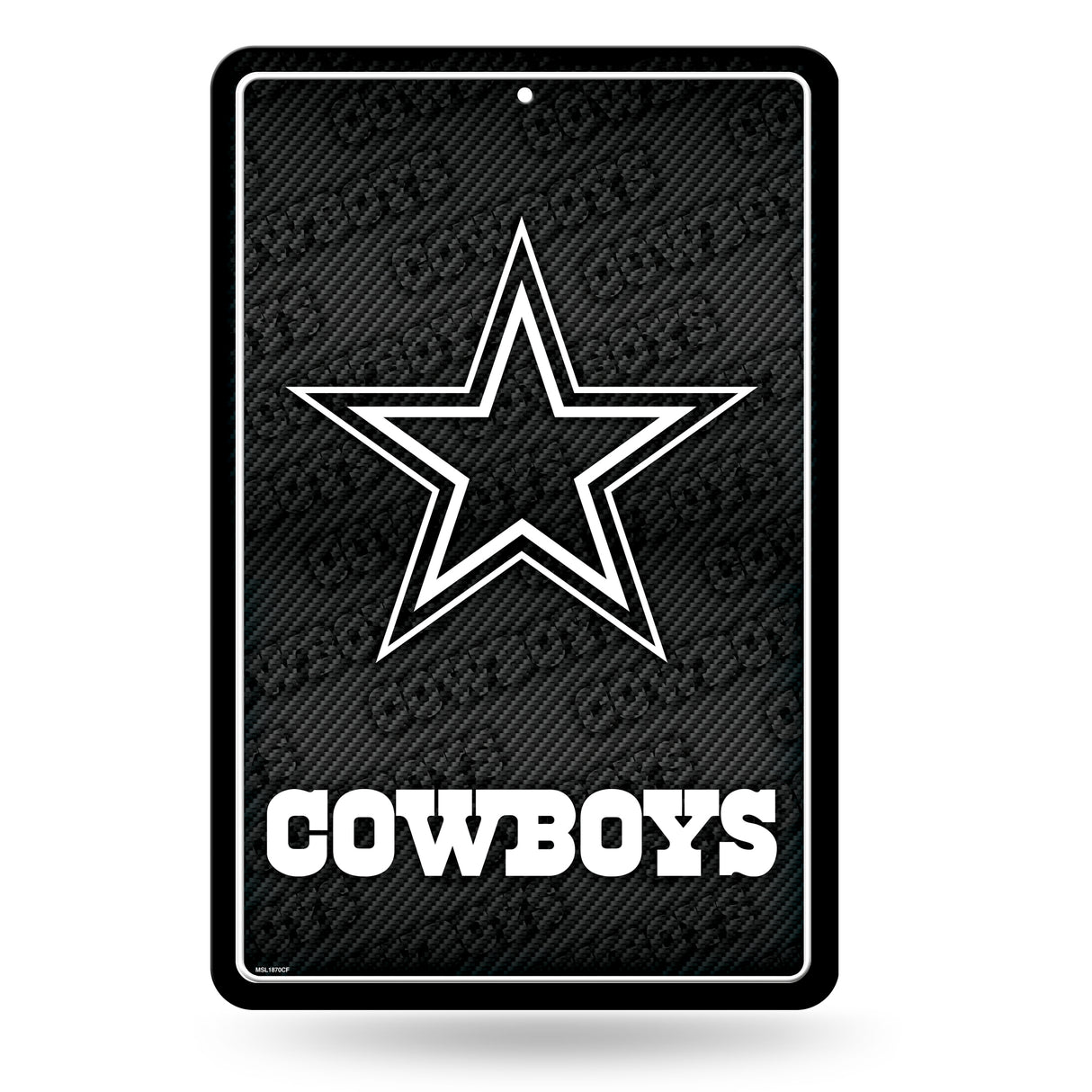 NFL Dallas Cowboys Large Metal Sign Fan Gear NFL Dallas Cowboys