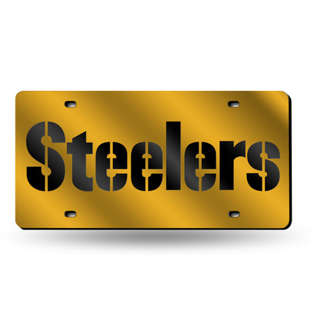 NFL Pittsburgh Steelers Laser Cut License Plate Tag Fan Gear NFL Pittsburgh Steelers