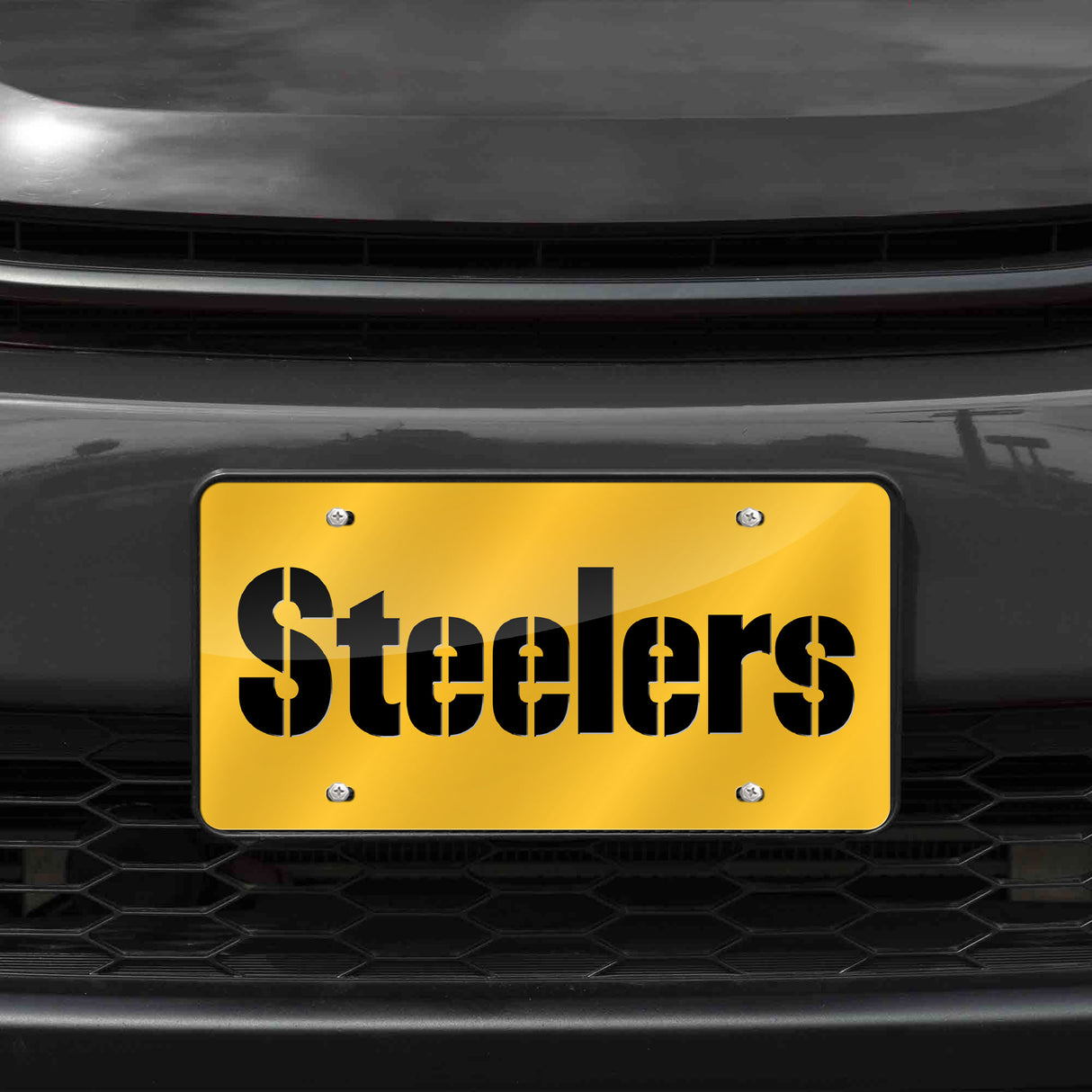 NFL Pittsburgh Steelers Laser Cut License Plate Tag Fan Gear NFL Pittsburgh Steelers
