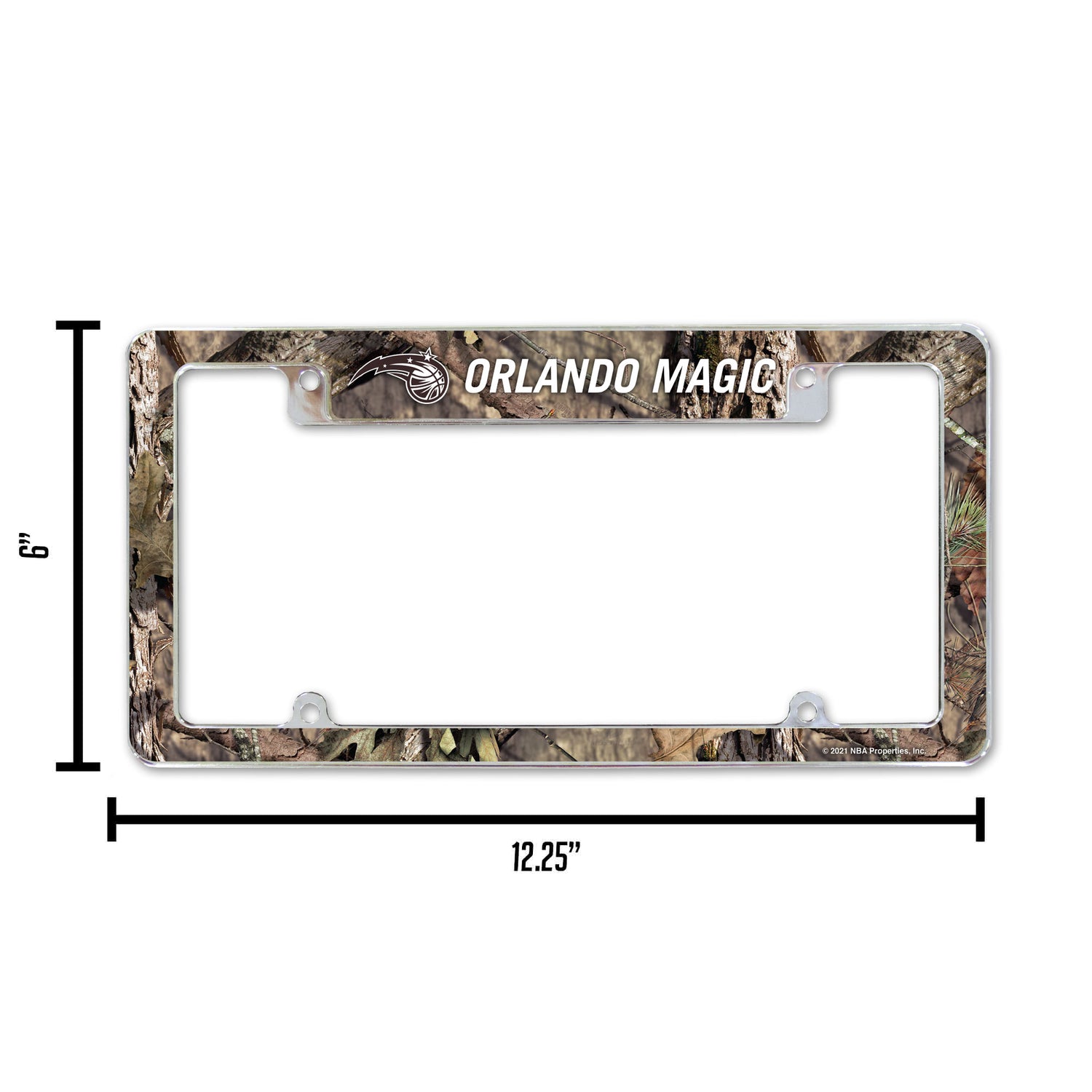 NBA Orlando Magic All Over Chrome Frame Fan Gear NBA Orlando Magic