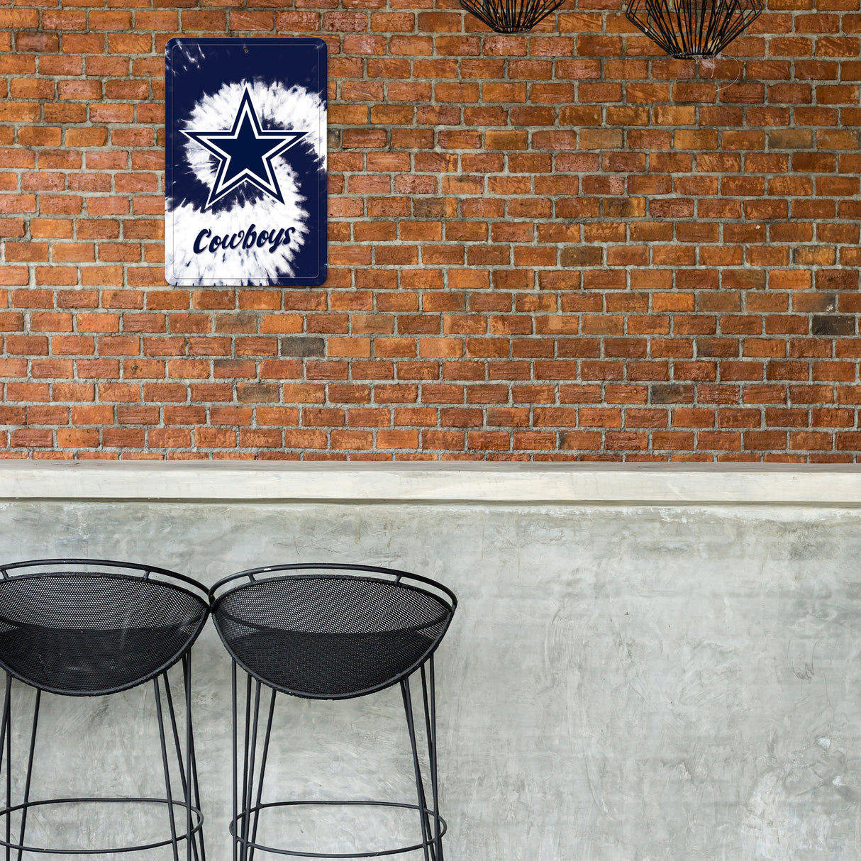 NFL Dallas Cowboys Large Metal Sign Fan Gear NFL Dallas Cowboys