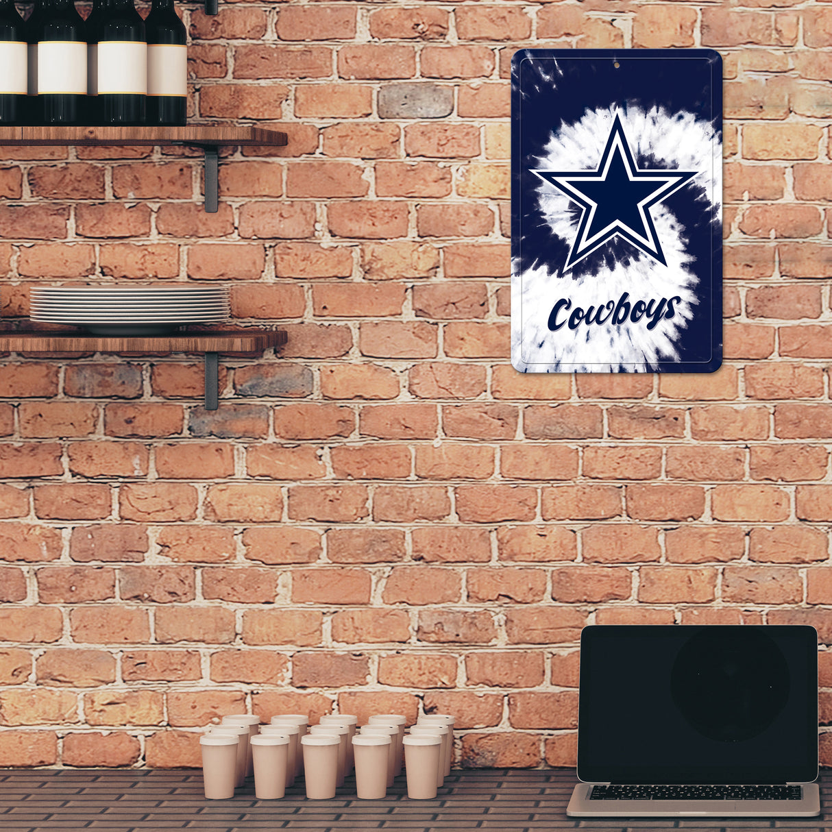 NFL Dallas Cowboys Large Metal Sign Fan Gear NFL Dallas Cowboys