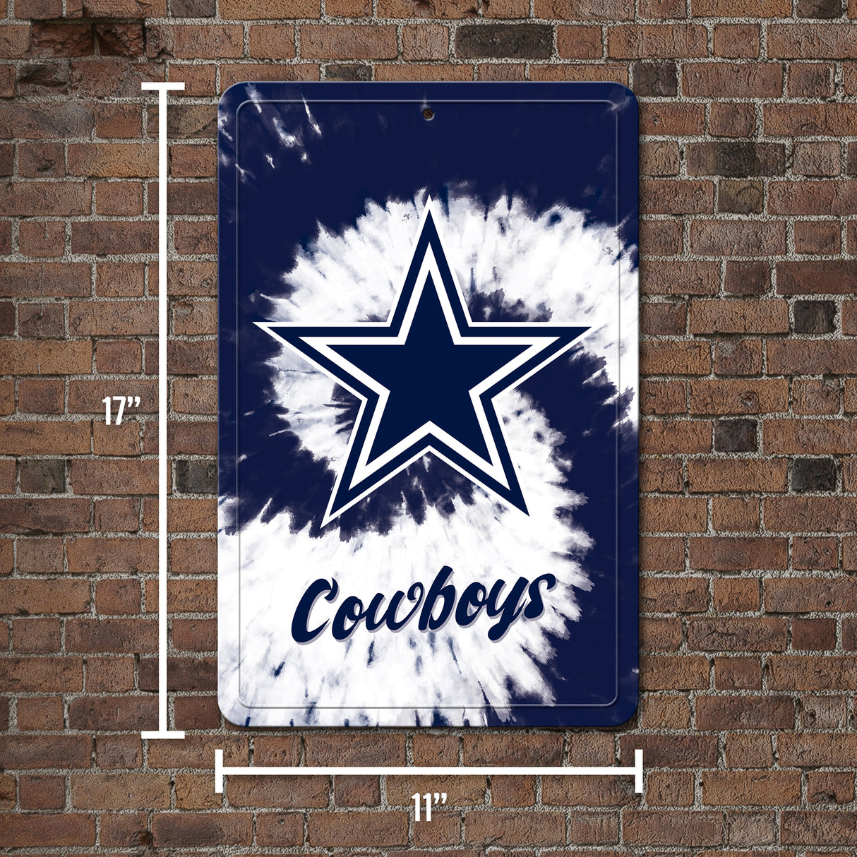 NFL Dallas Cowboys Large Metal Sign Fan Gear NFL Dallas Cowboys