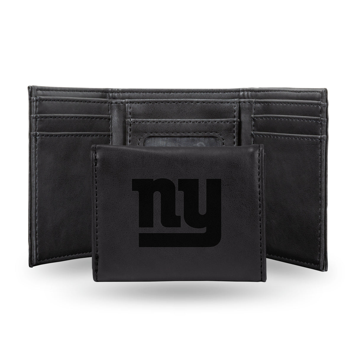NFL New York Giants Laser Engraved Trifold Wallet Fan Gear NFL New York Giants