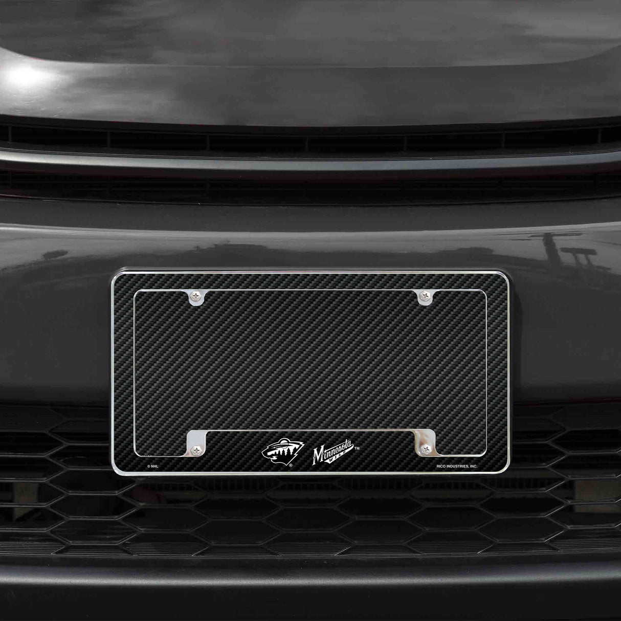 NHL Minnesota Wild All Over Chrome License Plate Frame Fan Gear NHL Minnesota Wild