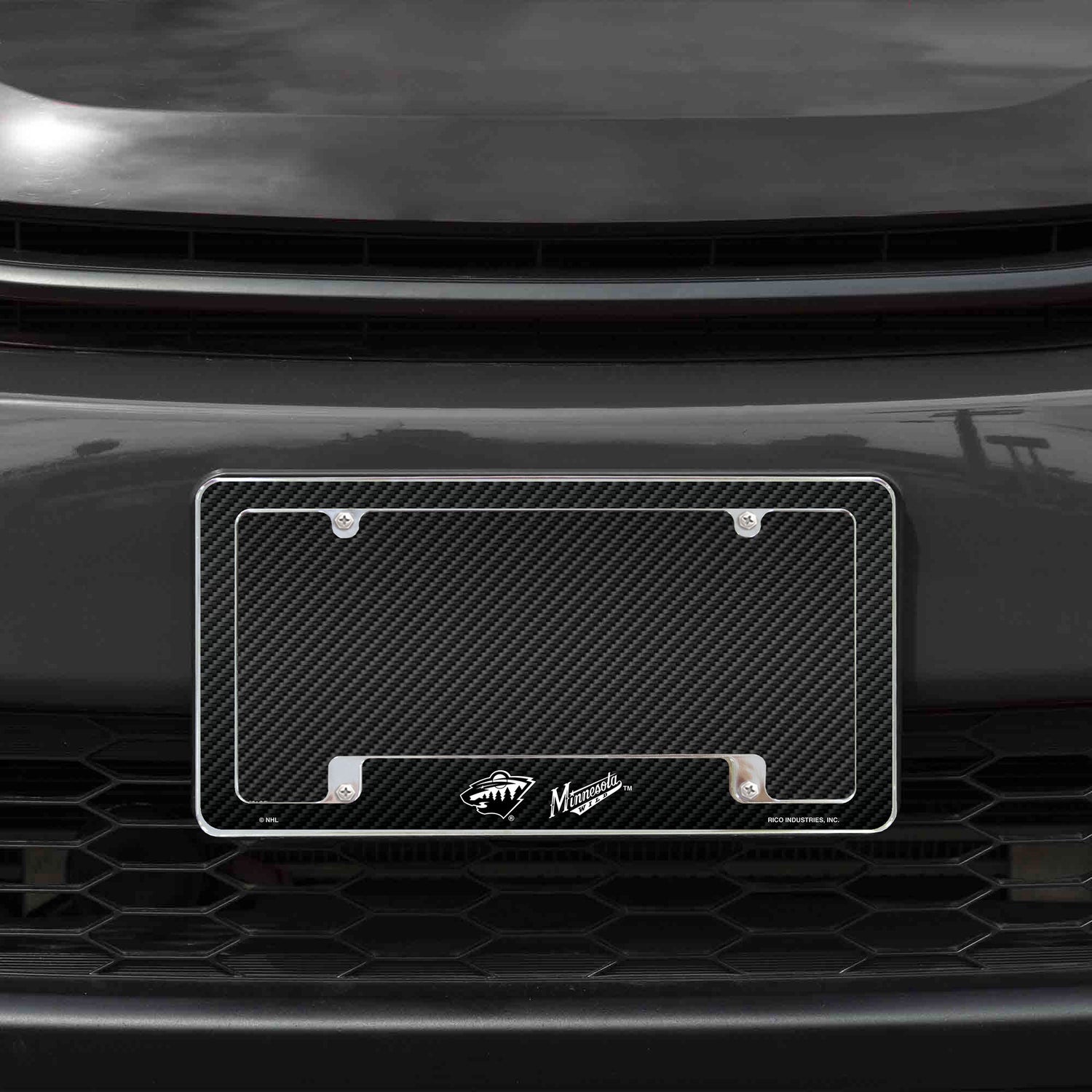 NHL Minnesota Wild All Over Chrome License Plate Frame Fan Gear NHL Minnesota Wild