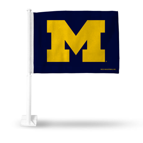 NCAA Michigan Wolverines Car Flag Fan Gear NCAA Michigan Wolverines