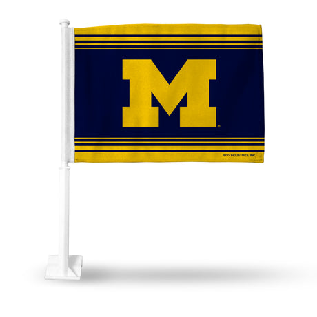 NCAA Michigan Wolverines Car Flag Fan Gear NCAA Michigan Wolverines