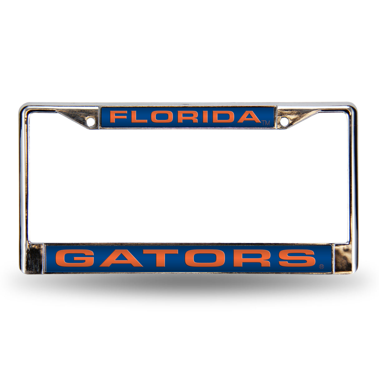 NCAA Florida Gators Laser Cut Chrome License Plate Frame Fan Gear NCAA Florida Gators